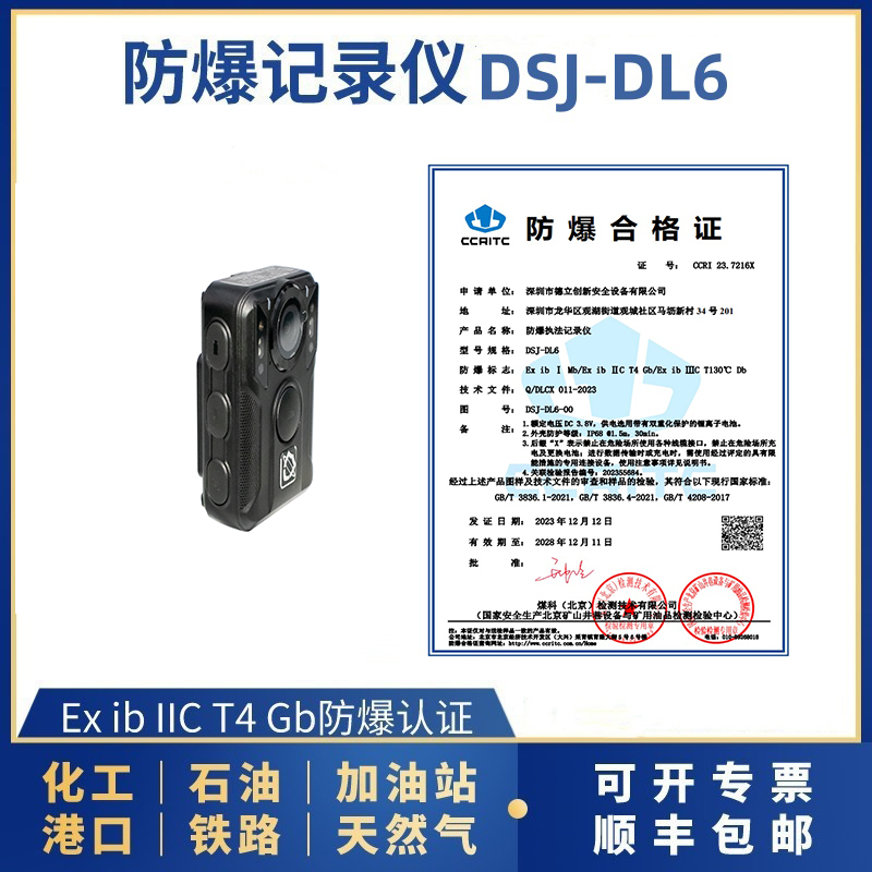 防爆记录仪DSJ-DL6